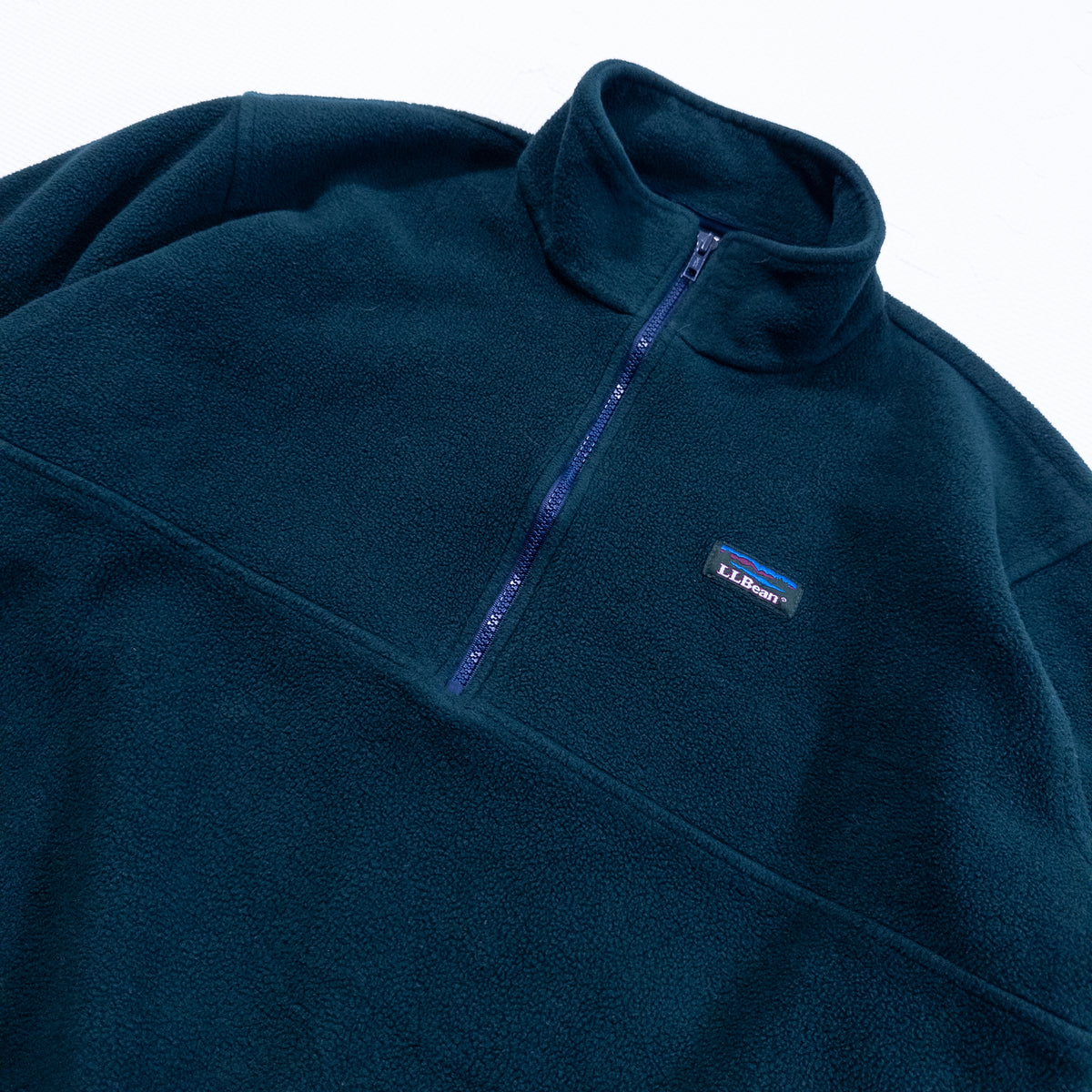 [メンズXL] 90年代 L.L.Bean/エルエルビーン フリースジャケット USA製 ハーフジップ