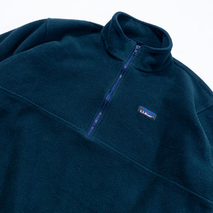 [メンズXL] 90年代 L.L.Bean/エルエルビーン フリースジャケット USA製 ハーフジップ