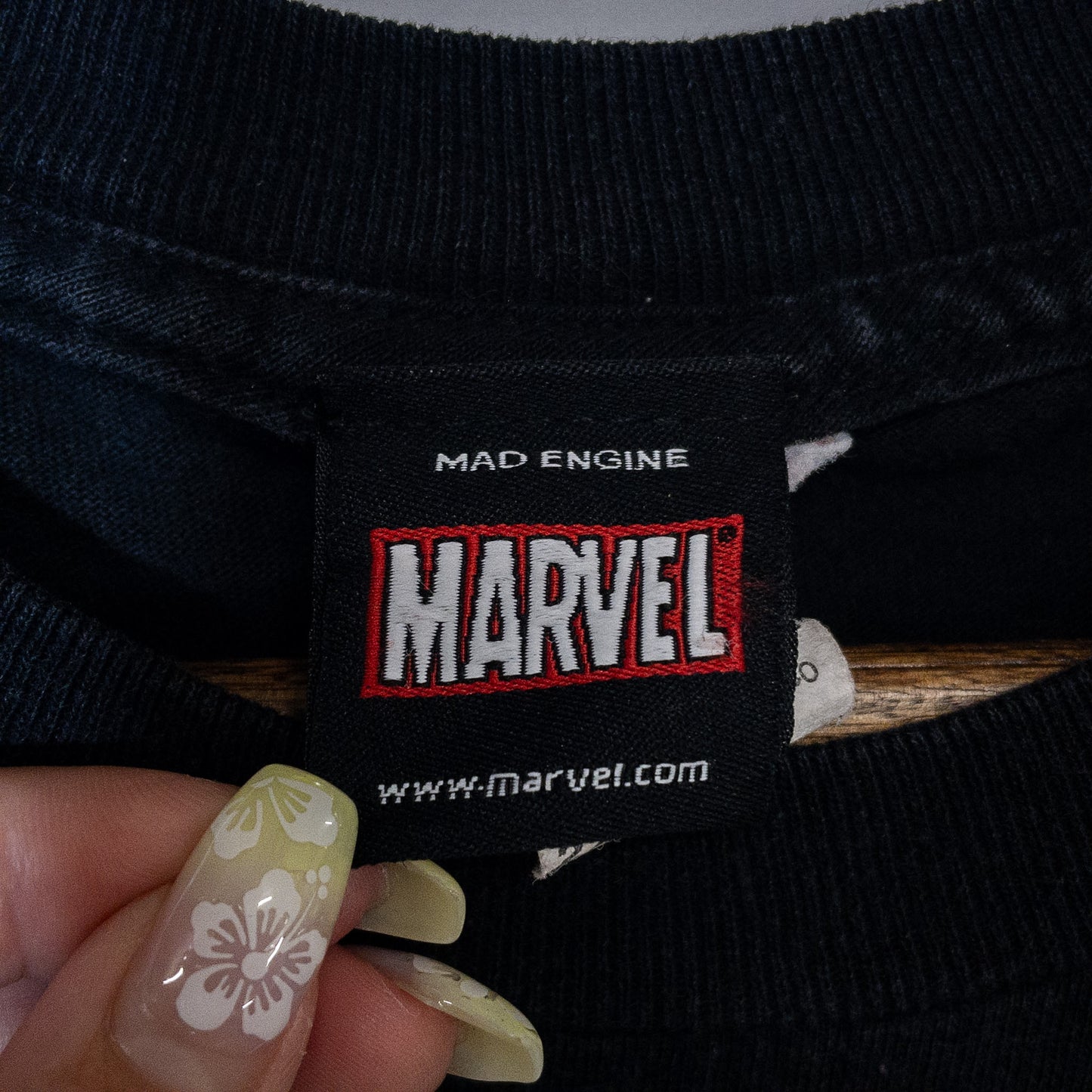 [メンズXL] 00年代 MAD ENGINE/マッドエンジン Tシャツ MARVEL マーベル ゴーストライダー