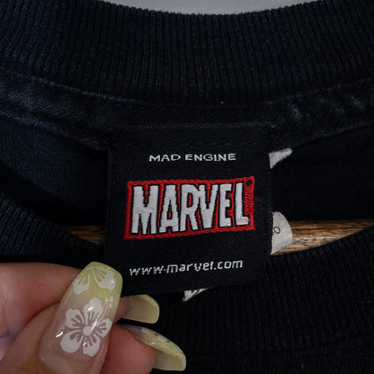 [メンズXL] 00年代 MAD ENGINE/マッドエンジン Tシャツ MARVEL マーベル ゴーストライダー