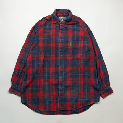 [メンズXXL] 90年代 Abercrombie & Fitch Co./アバクロ ネルシャツ The Big Shirt