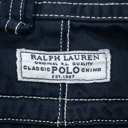 [メンズW41] 00年代 Polo Ralph Lauren/ポロラルフローレン ショートパンツ カーゴショーツ 黒染め