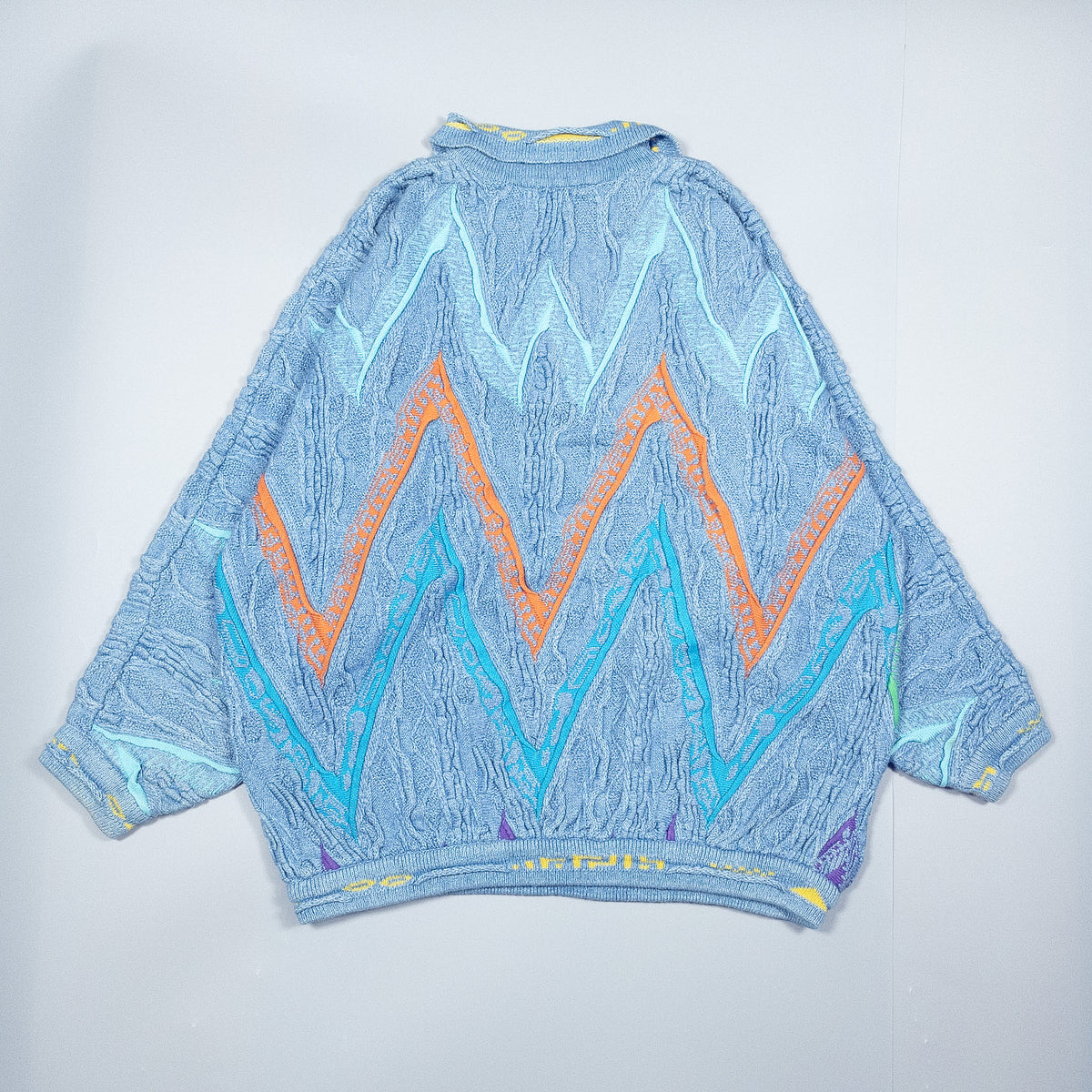 [メンズ3XL] 90年代 COOGI/クージー ニット セーター 3Dニット