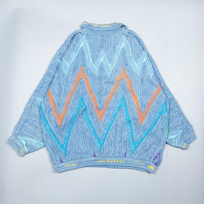 [メンズ3XL] 90年代 COOGI/クージー ニット セーター 3Dニット