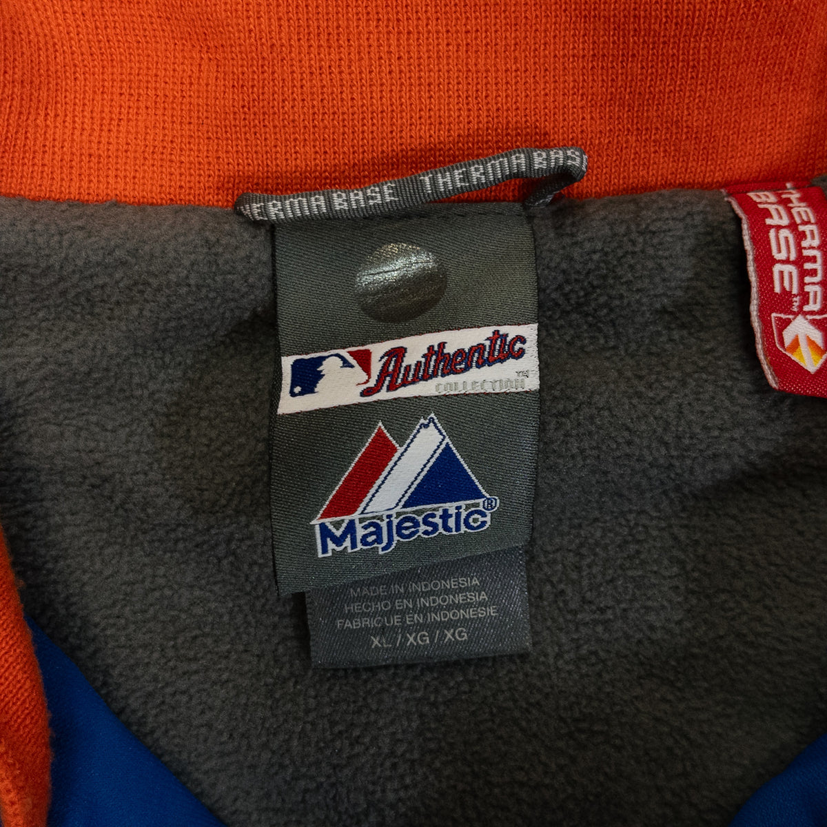 [メンズXL] 00年代 Majestic ナイロンジャケット ニューヨーク・メッツ MLB