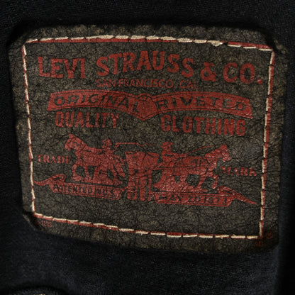 [メンズM] 00年代 Levi's/リーバイス Gジャン・デニムジャケット 黒染め