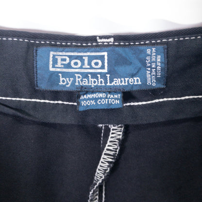 [メンズW35] 90〜00年代 Polo by Ralph Lauren/ポロバイラルフローレン チノパン HAMMOND PANT 黒染め