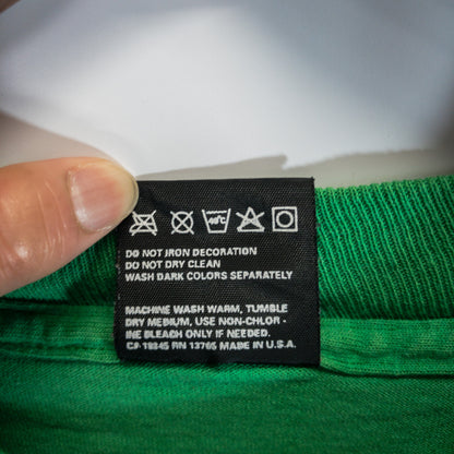 [メンズM] 90年代 Fruit of the Loom/フルーツオブザルーム Tシャツ Lee/リー ロゴ