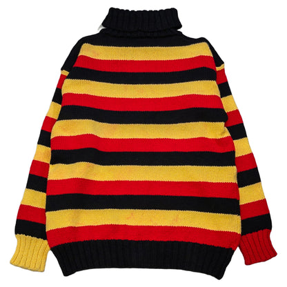 [メンズL] Kay Morris Designs ニット セーター ボーダー コットンニット