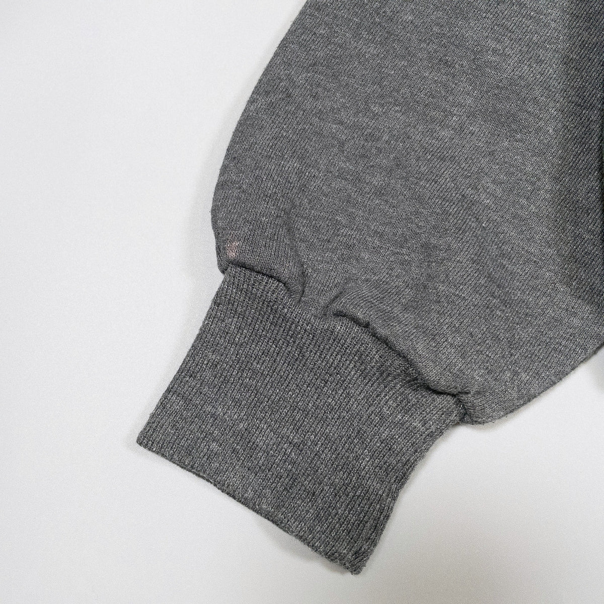[メンズL] 80〜90年代 BASSETT-WALKER スウェット トレーナー Sturdy Sweats ラインスリーブスウェット スラッシュポケット 無地