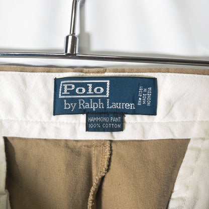 [メンズW32] 90〜00年代 Polo by Ralph Lauren/ポロバイラルフローレン チノパン HAMMOND PANT ツータック