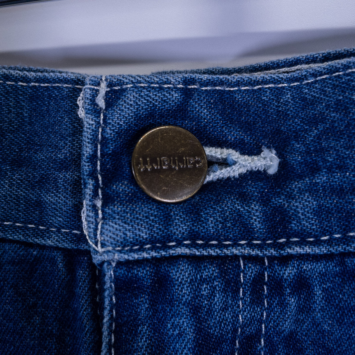 [メンズW38] 00〜10年代 Carhartt/カーハート ショートパンツ・ハーフパンツ デニムショーツ ロゴ