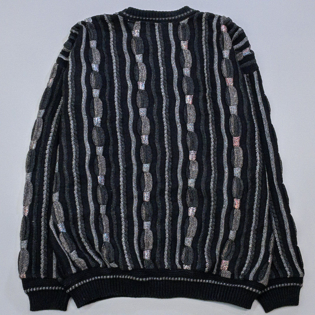 [メンズXXL] 90年代 LAVANE NEW YORK ニット セーター 3Dニット