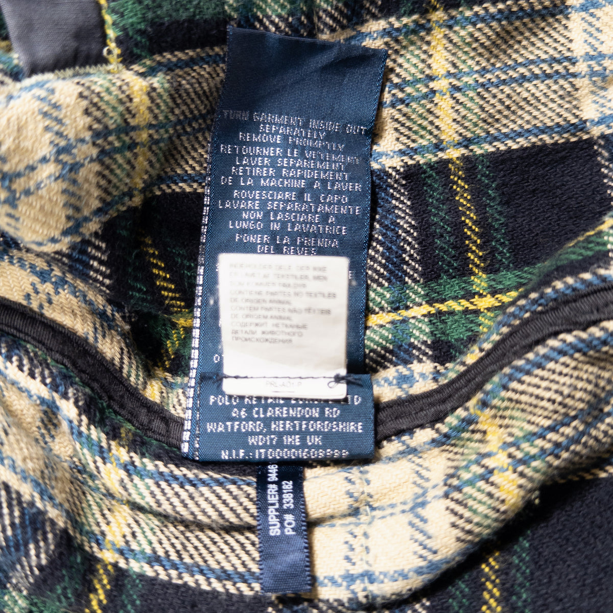 [メンズXXL] 90〜00年代 Polo by Ralph Lauren/ポロバイラルフローレン スイングトップ 襟コーデュロイ スポーツジャケット