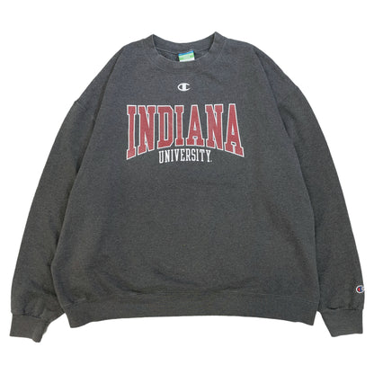 [メンズXXL] 00年代 Champion/チャンピオン スウェット トレーナー インディアナ大学 カレッジプリント