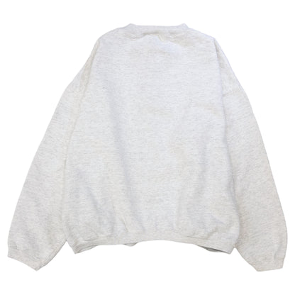[メンズ3XL] 90年代 College House/カレッジハウス スウェット トレーナー ハーフジップ 企業ロゴ ビッグサイズ