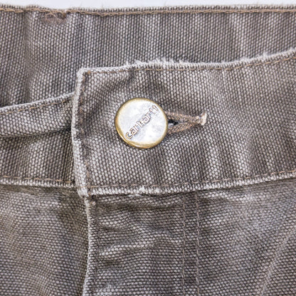 [メンズW34] 90〜00年代 Carhartt/カーハート ショートパンツ ワークショーツ ダック地 ペインターショーツ