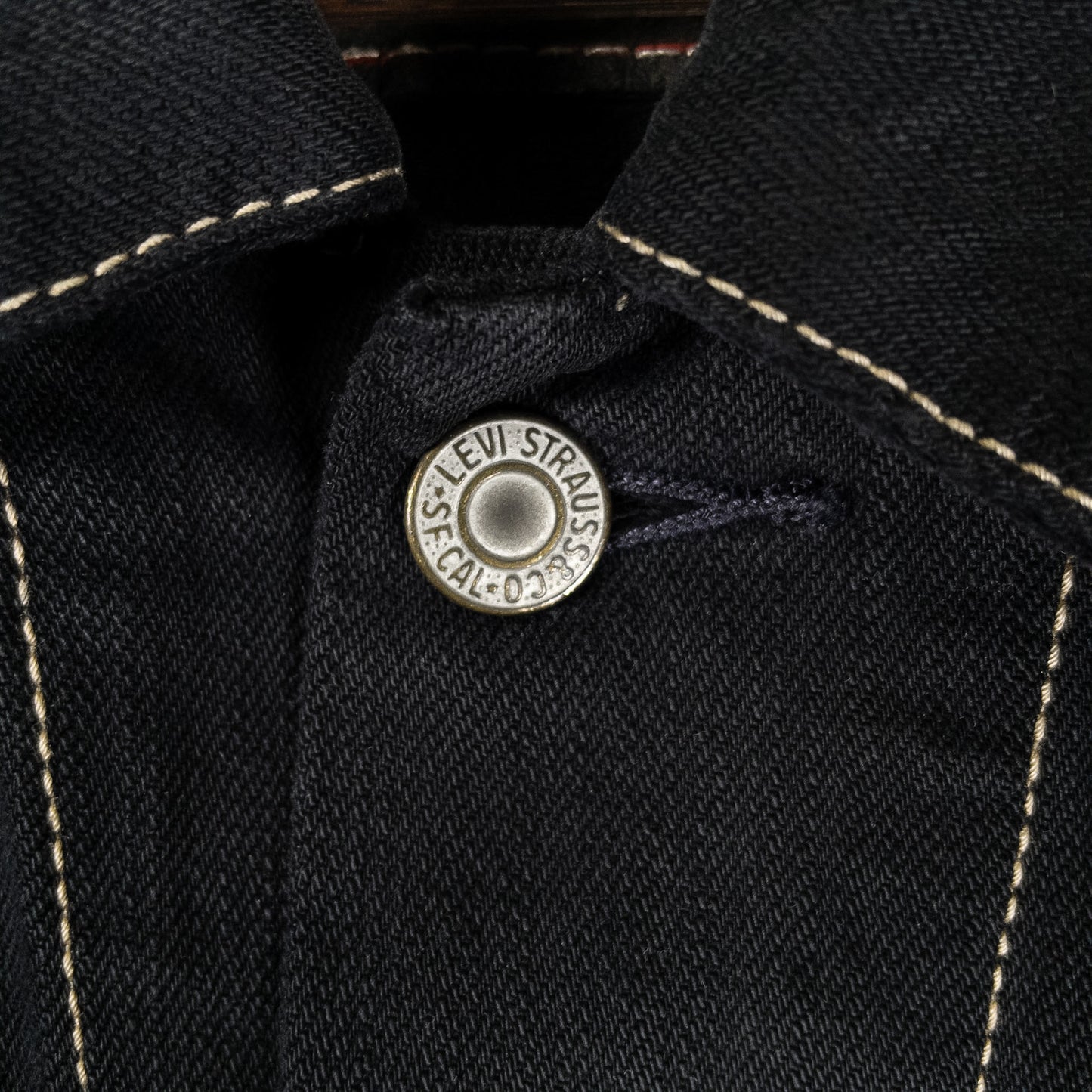[メンズM] 00年代 Levi's/リーバイス Gジャン・デニムジャケット 黒染め