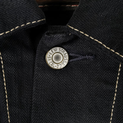 [メンズM] 00年代 Levi's/リーバイス Gジャン・デニムジャケット 黒染め