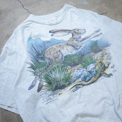 [メンズL] 90年代 Tシャツ ナチュラルワンダーズ アニマルT