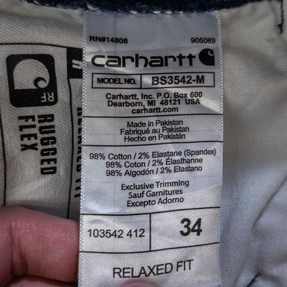 [メンズW33] 00年代 Carhartt/カーハート ショートパンツ ワークショーツ カーゴショーツ