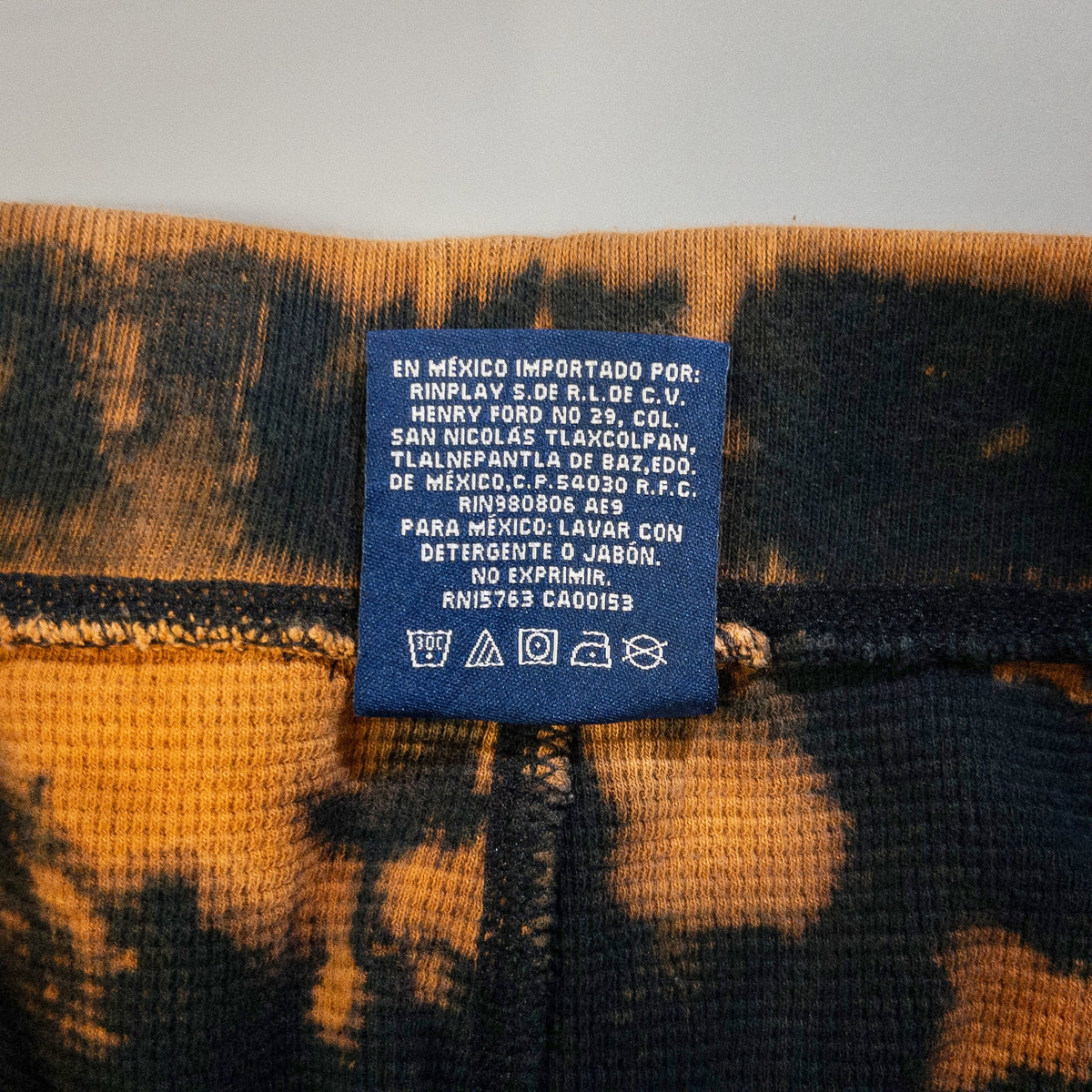 [メンズM] 90〜00年代 Polo Ralph Lauren/ポロラルフローレン スウェットパンツ スリーピングパンツ サーマル生地 タイダイ染め