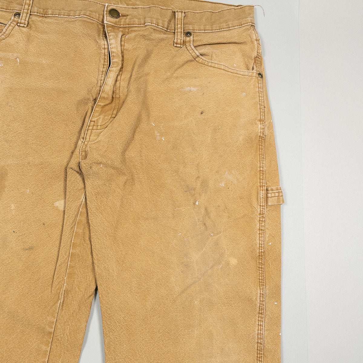 [メンズW35] 00年代 Dickies/ディッキーズ デニム ジーンズ ダック地 ペインターパンツ ダメージ