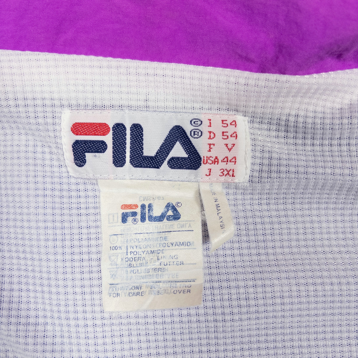 [メンズXXL] 90年代 FILA/フィラ ジャンパー・ブルゾン マルチカラー 切替 メッシュライナー