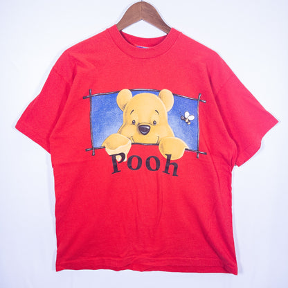 [メンズL] 90年代 POOH/プー Tシャツ キャラクターT Disney ディズニー くまのプーさん