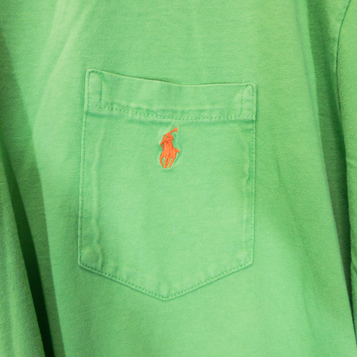 [メンズXXL] 90〜00年代 Polo Ralph Lauren/ポロラルフローレン Tシャツ ポケットロゴ刺繍 ワンポイント