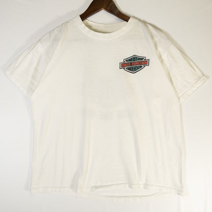 [メンズM] 80年代 Harley-Davidson/ハーレーダビッドソン Tシャツ RIDE THE HOG