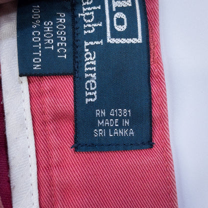 [メンズW33] 90〜00年代 Polo by Ralph Lauren/ポロバイラルフローレン ショートパンツ チノショーツ 刺繍ロゴ