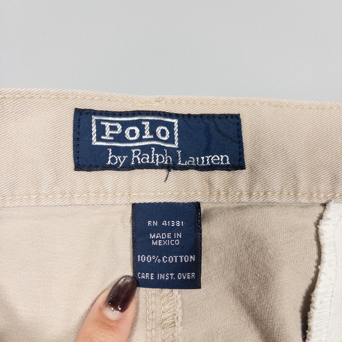 [メンズW30] 90〜00年代 Polo by Ralph Lauren/ポロバイラルフローレン チノパン ツータック POLO CHINO