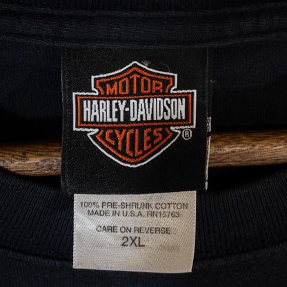 [メンズXL] 00年代 Harley-Davidson/ハーレーダビッドソン Tシャツ Harley-Davidson ハーレーダビッドソン ロゴプリント