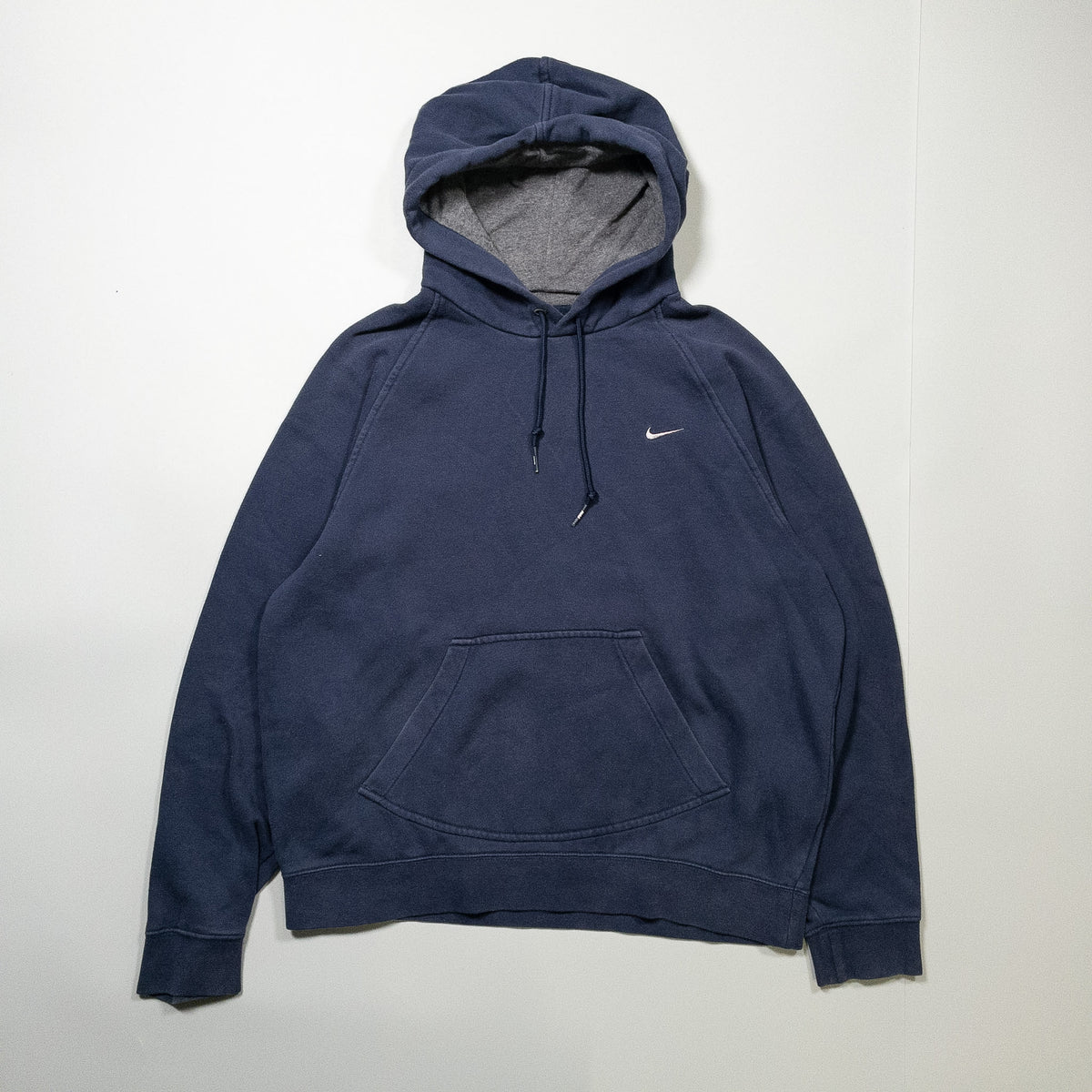 [メンズL] 00年代 Nike/ナイキ スウェット トレーナー ワンポイント