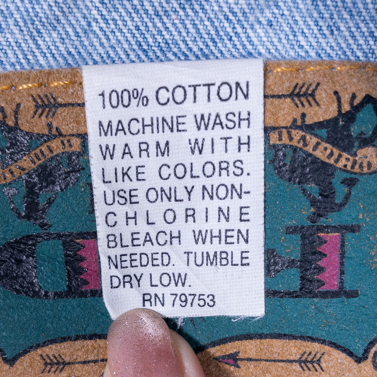 [メンズXL] 90〜00年代 FLD DENIM Gジャン デニムジャケット USA製