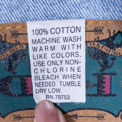 [メンズXL] 90〜00年代 FLD DENIM Gジャン デニムジャケット USA製