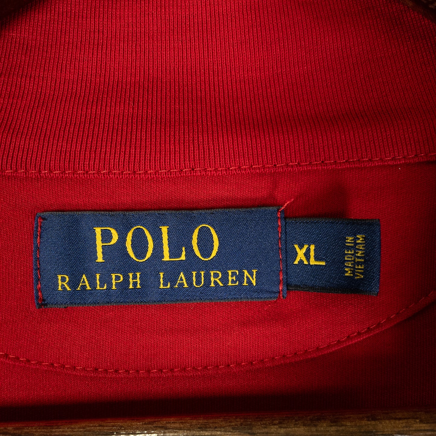 [メンズL] 90〜00年代 Polo by Ralph Lauren/ポロバイラルフローレン スウェット トレーナー ハーフジップ 薄手