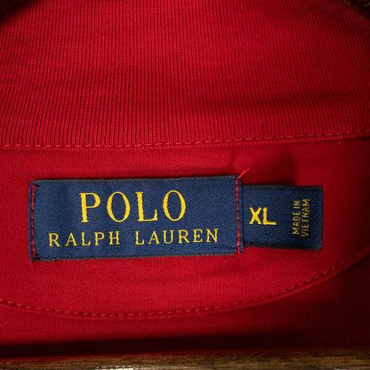[メンズL] 90〜00年代 Polo by Ralph Lauren/ポロバイラルフローレン スウェット トレーナー ハーフジップ 薄手
