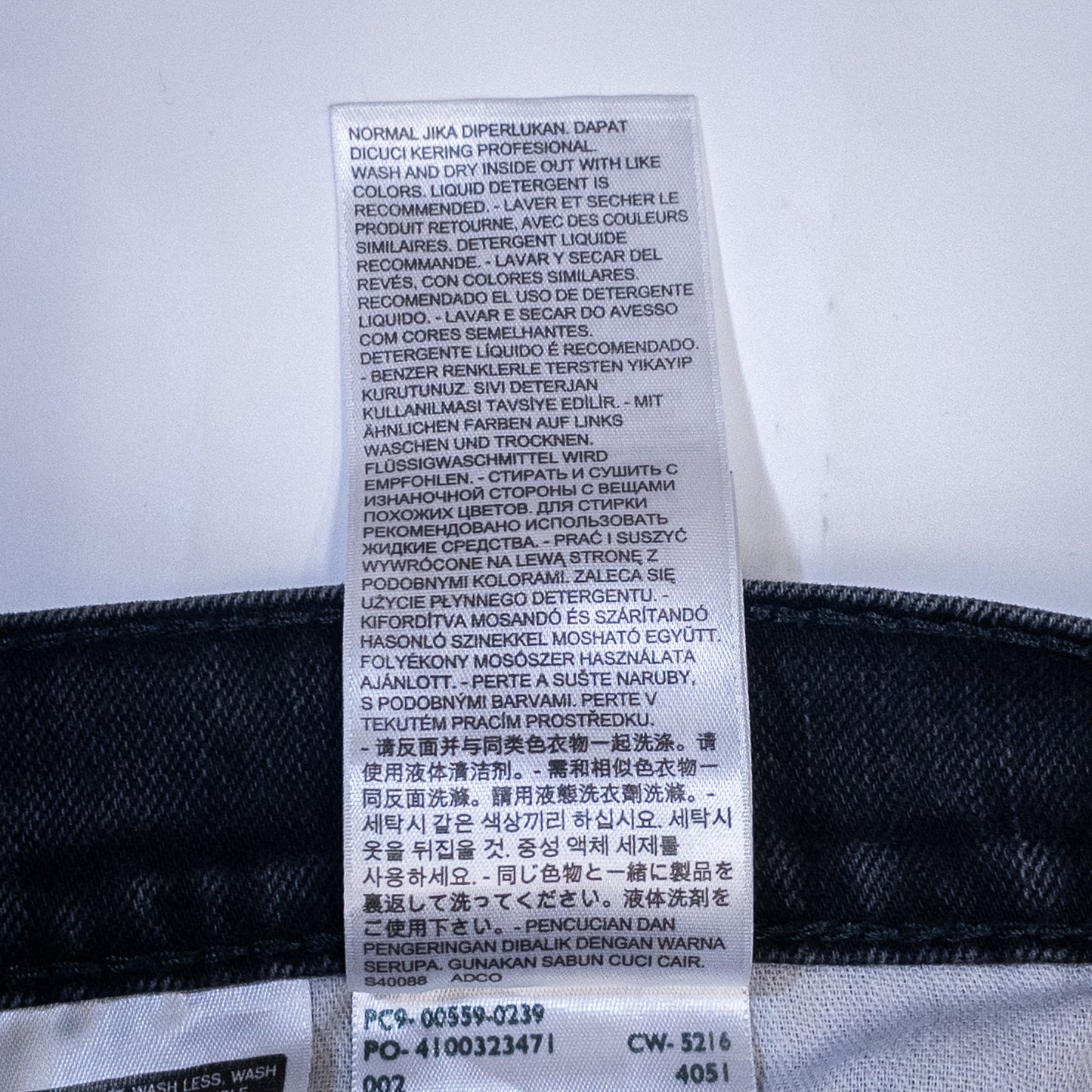 [メンズW35] 00年代 Levi's/リーバイス デニム ジーンズ 559 ブラック