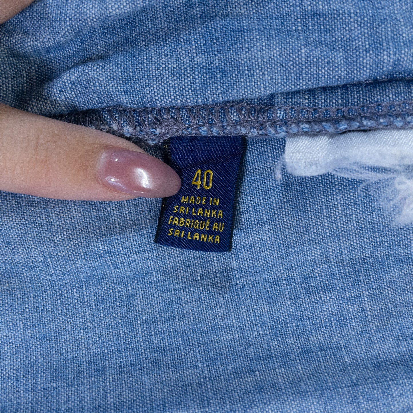 [メンズW40] 00〜10年代 Polo Ralph Lauren/ポロラルフローレン ショートパンツ ショーツ シャンブレー素材