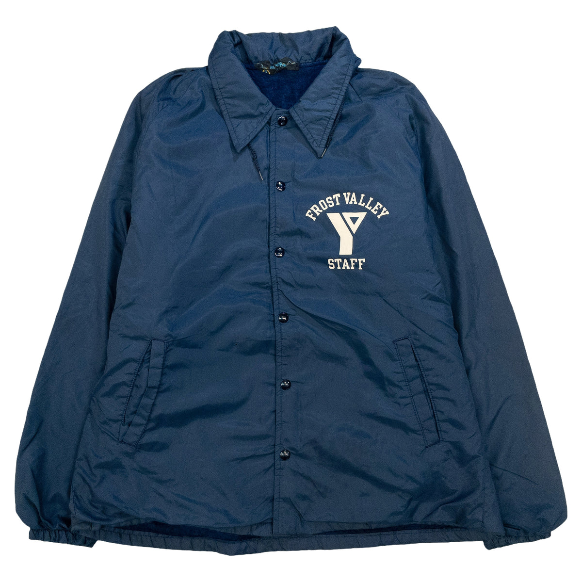[メンズXL] 70年代 Champion/チャンピオン ナイロンジャケット コーチジャケット 裏起毛 ランナーズタグ