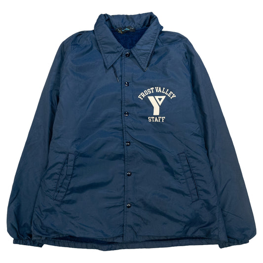 [メンズXL] 70年代 Champion/チャンピオン ナイロンジャケット コーチジャケット 裏起毛 ランナーズタグ
