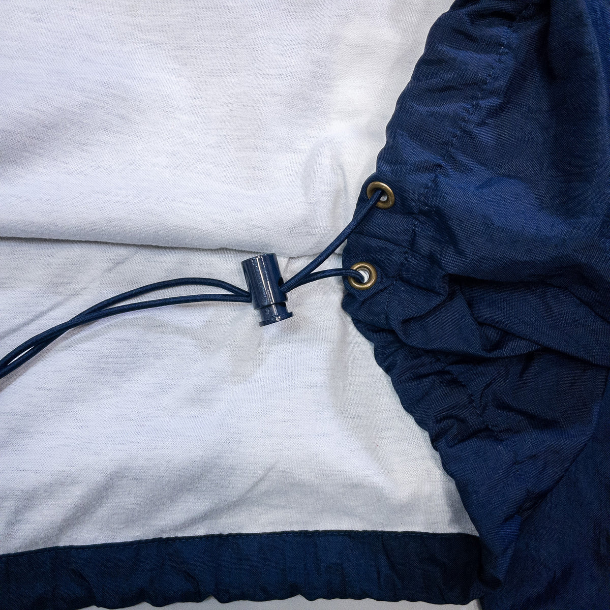 [メンズXXL] 90〜00年代 Champion/チャンピオン ナイロンジャケット Vネックナイロンプルオーバー DUKE カレッジ