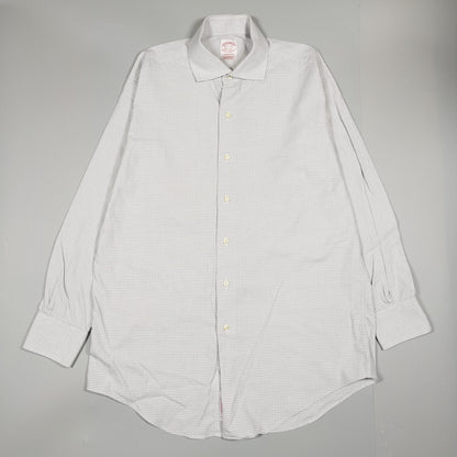 [メンズM] 90〜00年代 Brooks Brothers/ブルックスブラザーズ ワイシャツ MADISON チェック USA製