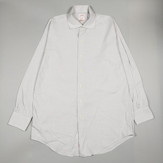 [メンズM] 90〜00年代 Brooks Brothers/ブルックスブラザーズ ワイシャツ MADISON チェック USA製