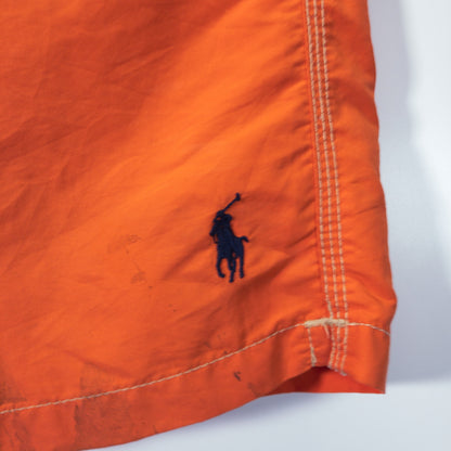 [メンズW39] 00〜10年代 Polo Ralph Lauren/ポロラルフローレン ショートパンツ ナイロンショーツ ポケット 刺繍ロゴ