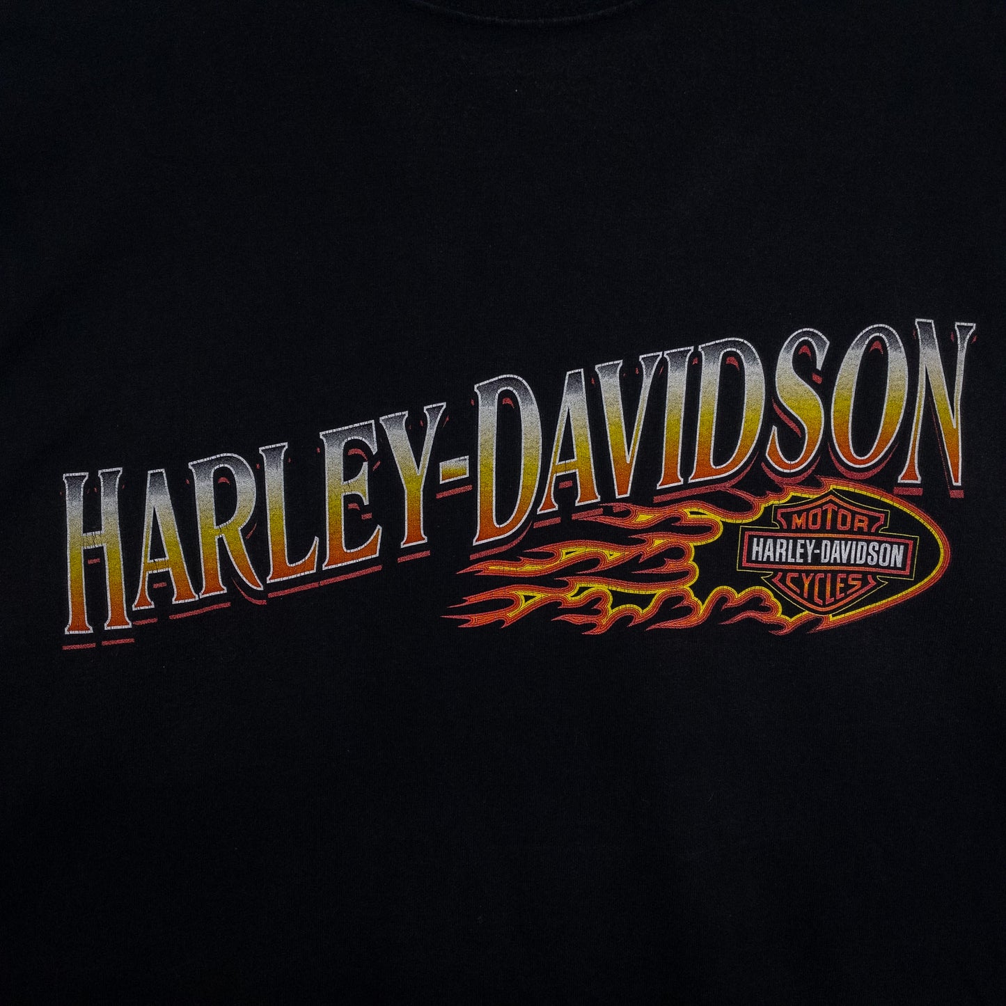 HARLEY-DAVIDSON ハーレーダビッドソン ノースリーブシャツ/タンクトップ XXL ブラック ロゴプリント HARLEY-DAVIDSON/ハーレーダビッドソン