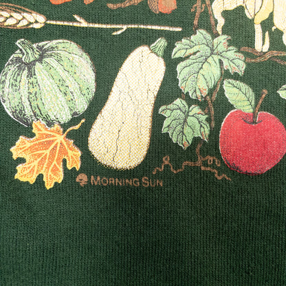 [レディースL] 90年代 MORNING SUN/モーニングサン スウェット トレーナー USA製 レトロ