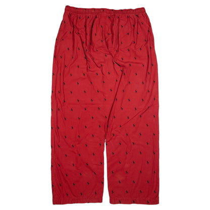 [メンズW36] 90〜00年代 Polo Ralph Lauren/ポロラルフローレン イージーパンツ ポニー総柄 パジャマパンツ